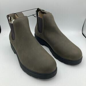 Goodfellow Huxley Faux Leather Casual Dress Brown Chelsea Boots -- Men's Size 8